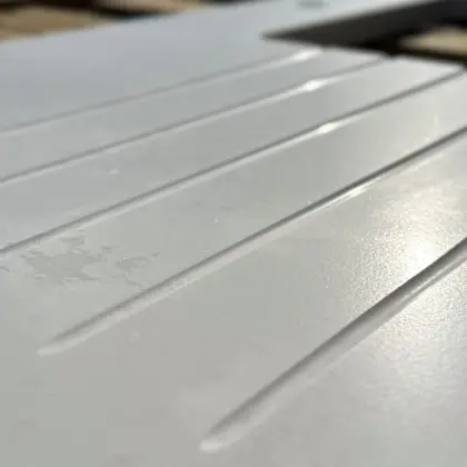 Quartz Drainer Grooves