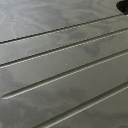 Slate Worktop Drainer Grooves