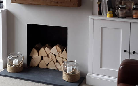 Slate Hearths Premium Quality, Grey Slate Fireplace Surround